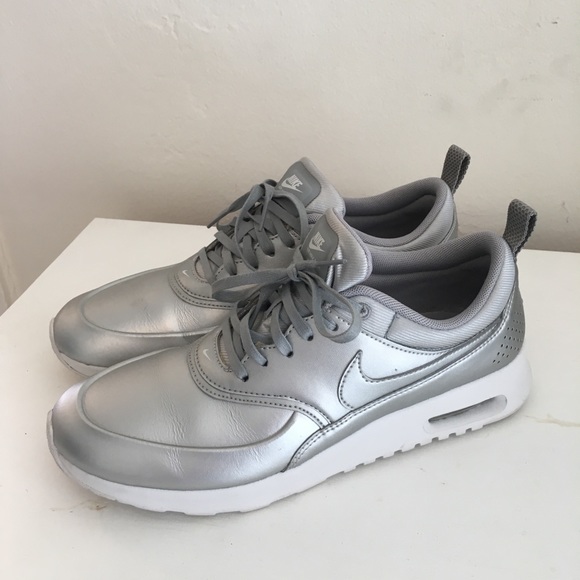 silver nikes